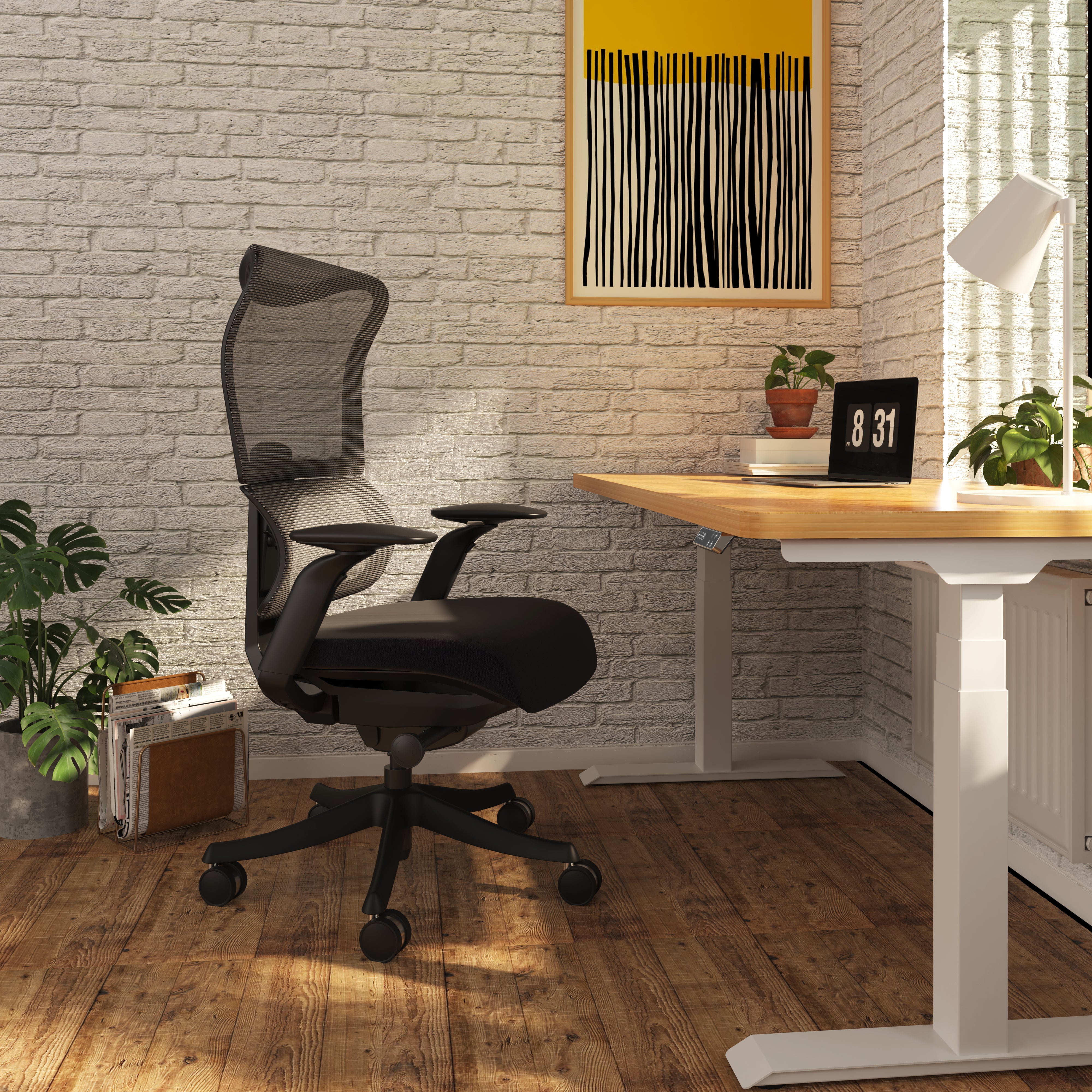 Ergonomischer FlexiSpot BS8 Pro Bürostuhl mit atmungsaktiver Netz-Rückenlehne