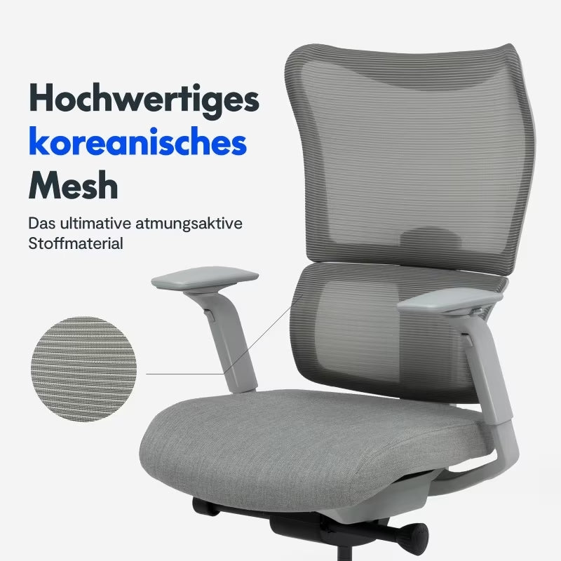 FlexiSpot BS8 Pro Bürostuhl mit synchronisierter Wippmechanik für dynamisches Sitzen