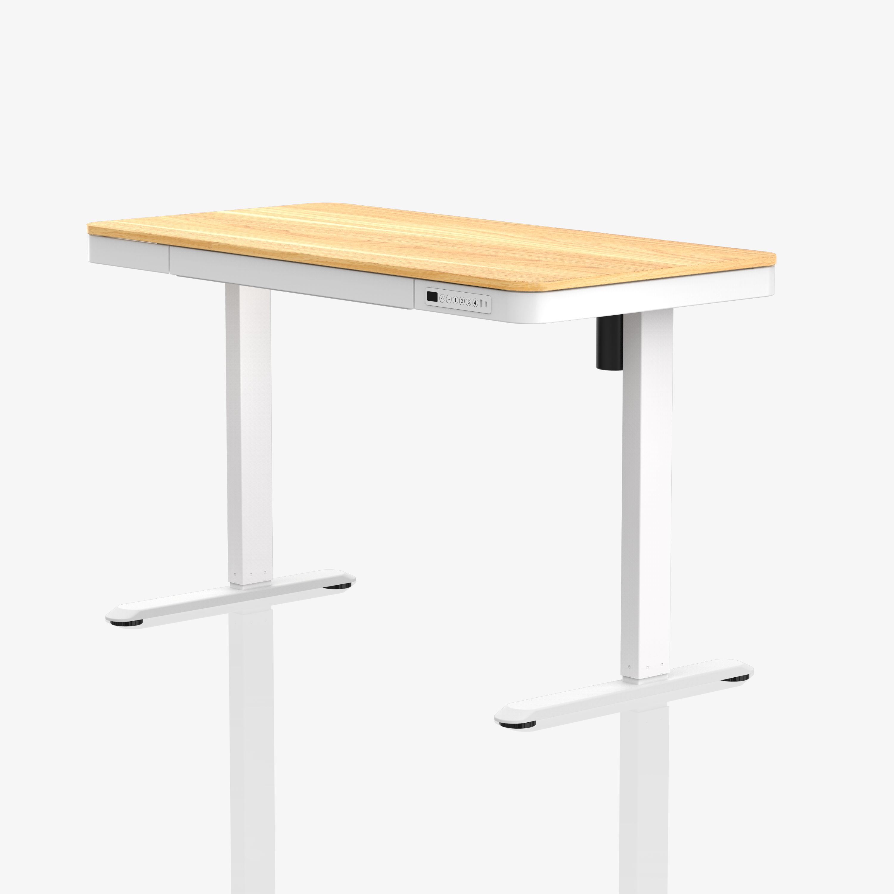 FlexiSpot EG8 Stehschreibtisch mit eingebauter Schublade für zusätzlichen Stauraum