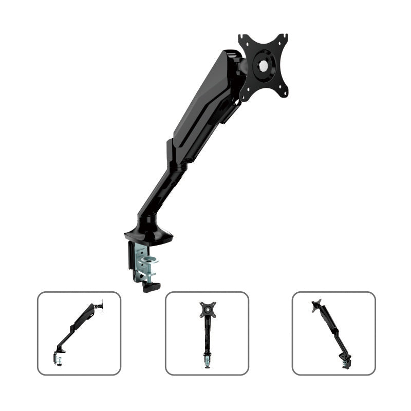 FlexiSpot F6 Monitorarm mit integriertem Kabelmanagement, kompatibel mit VESA 75x75 und 100x100