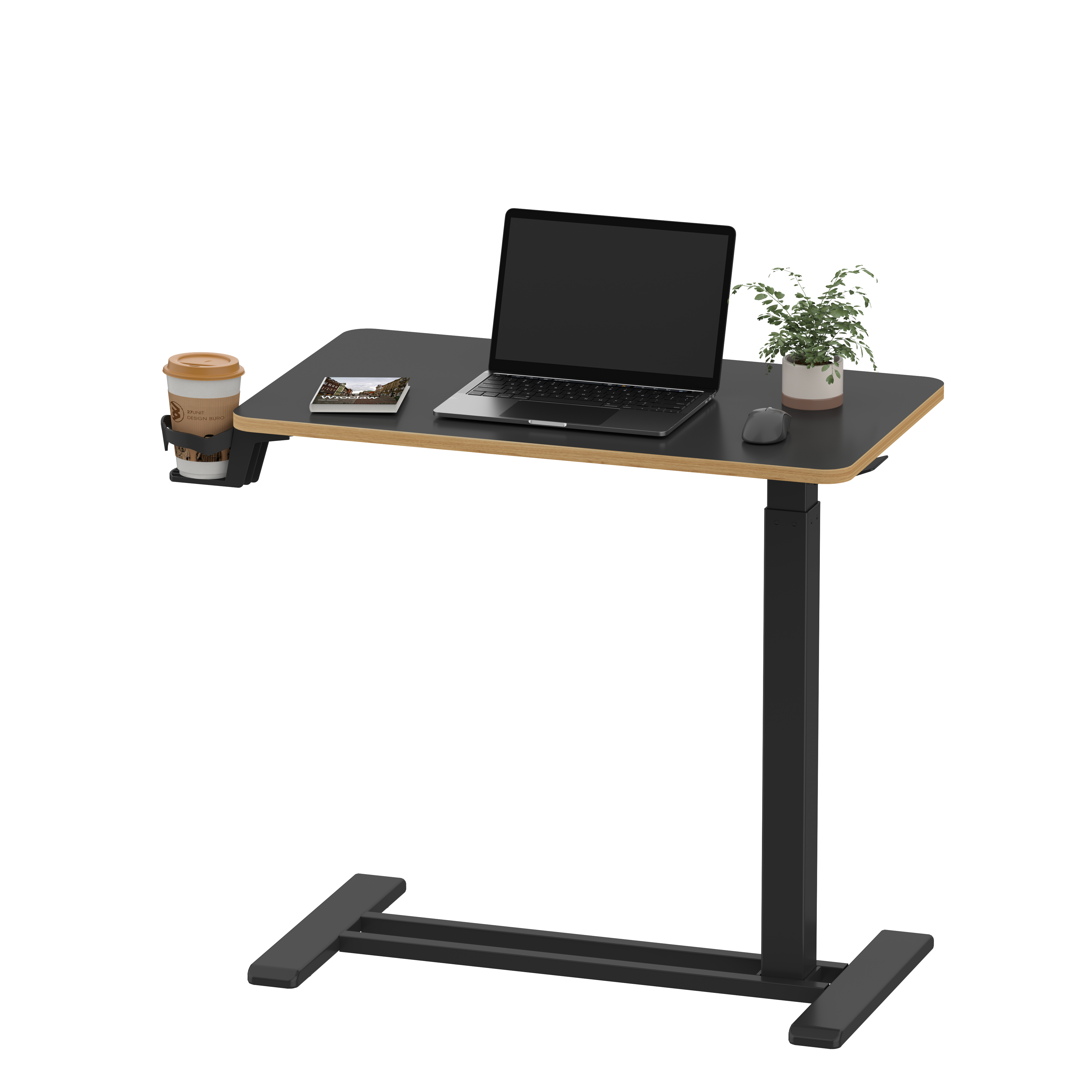 FlexiSpot H3 Elektrischer Beistelltisch mit abnehmbaren, versteckten Rollen