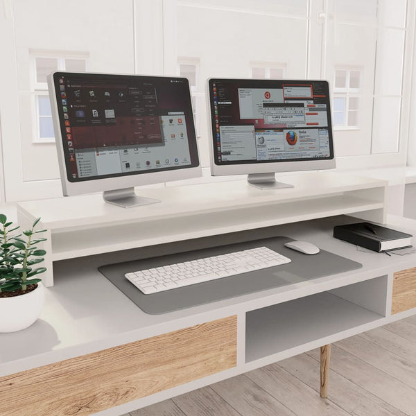 Monitorständer 100x24x13 cm in verschiedenen Farben – Ergonomische Bildschirmerhöhung