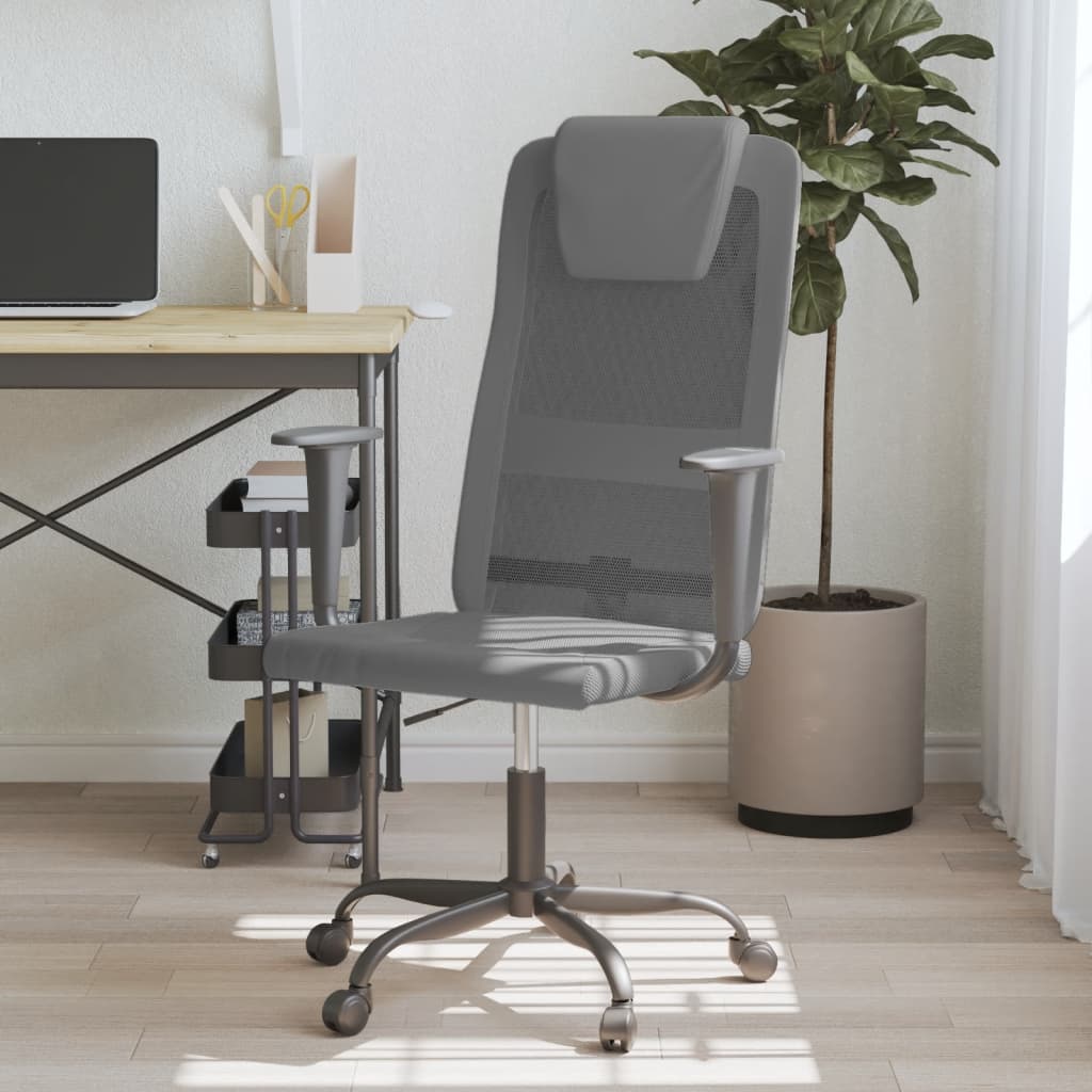 Bürostuhl Höhenverstellbar Netzstoff Und Kunstleder