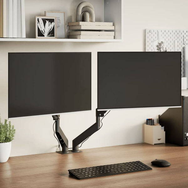 Ergonomischer Doppel-Monitorarm „Focus Pro“ – Dual-Halterung mit Gasfeder