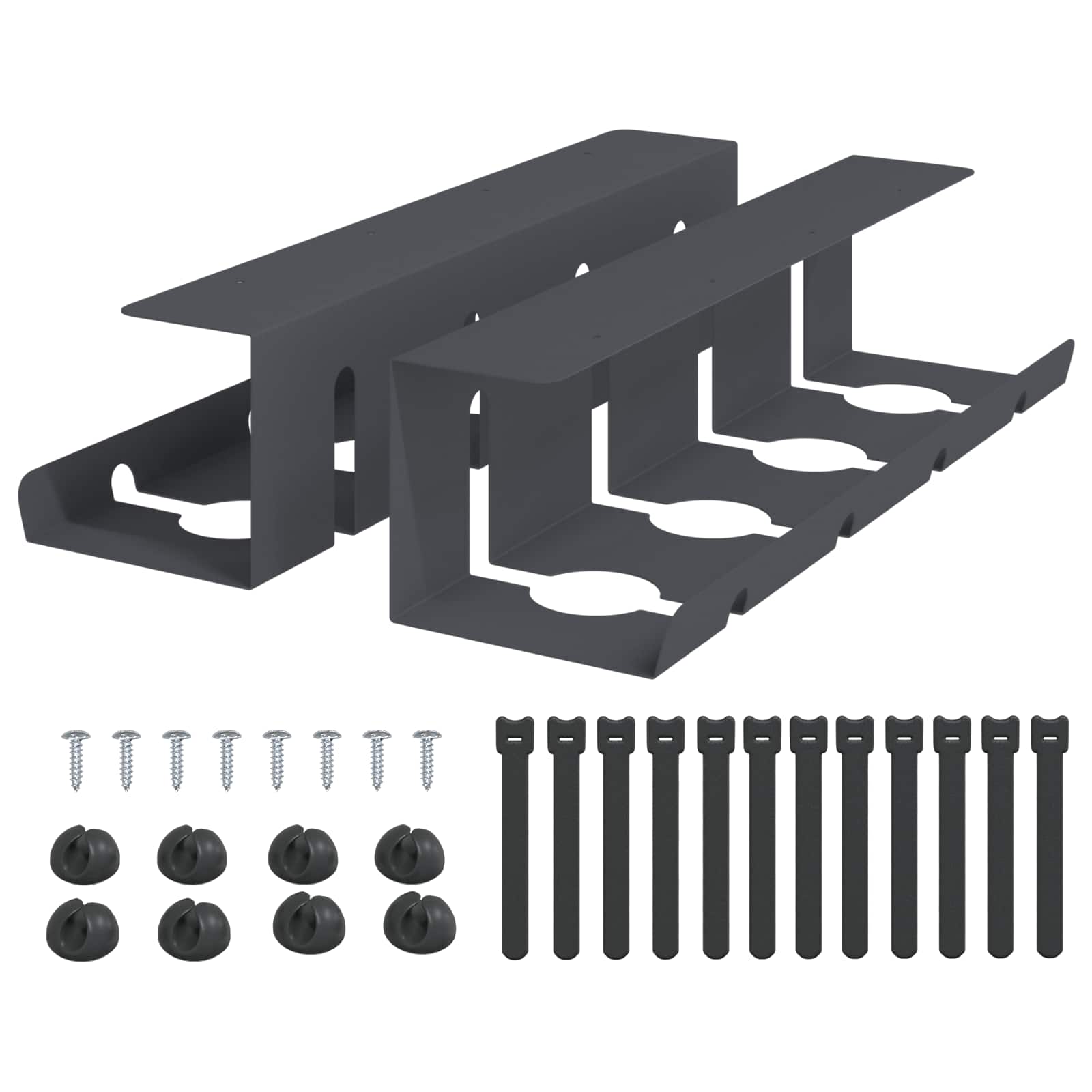Unter Dem Schreibtisch Kabelmanagement Tray 2 Stk.