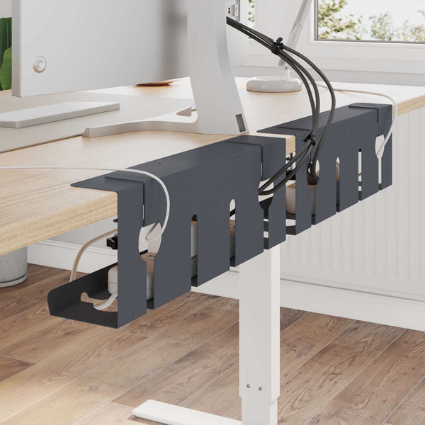 Minimalistischer Kabelkanal „Grid“ – 2er-Set für den Schreibtisch