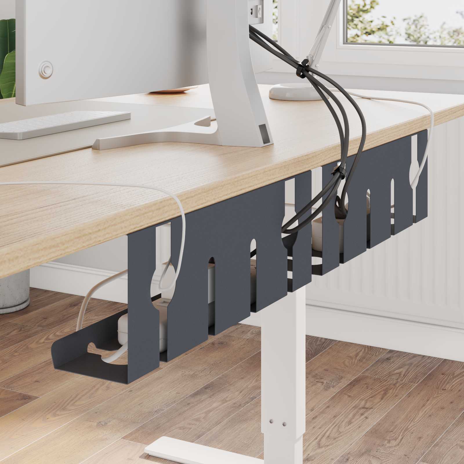 Unter Dem Schreibtisch Kabelmanagement Tray 2 Stk.