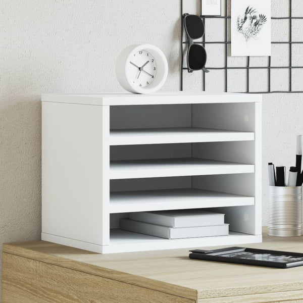 Kompakter Schreibtisch-Organizer 36x26x29,5 cm – Praktischer Schreibtischaufsatz &amp; Dokumentenablage