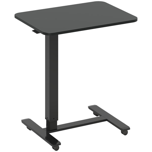 Stehpult Höhenverstellbar Inkl. 4 Rollen C-Form 65 Cm X 48 Cm X 70-110 Cm  Schwarz